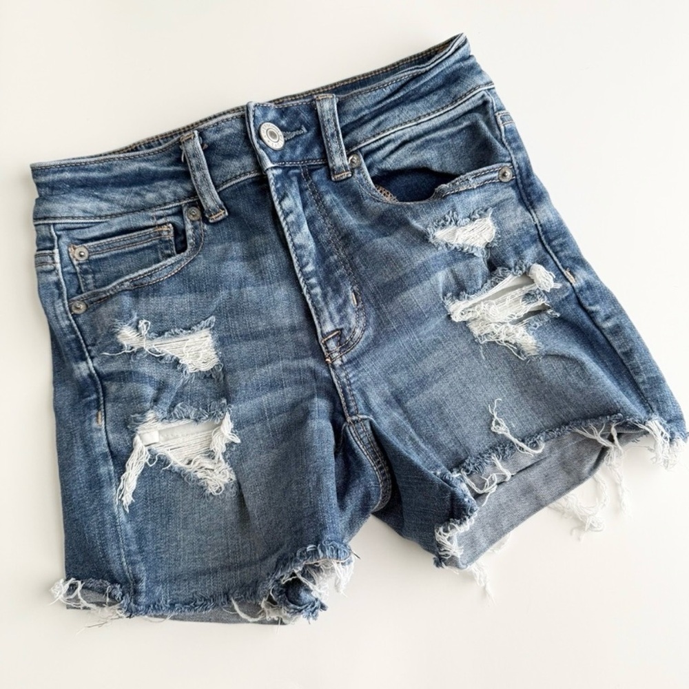 American Eagle Outfitters Next Level Stretch Jean Shorts - Size 2